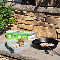 Mind Reader E-Z Board Disposable Plastic Cutting Board, Flexible, 20 sf, Camping, 13.75"L x 3.125"W x 3.75"H, 5 Pack, Clear