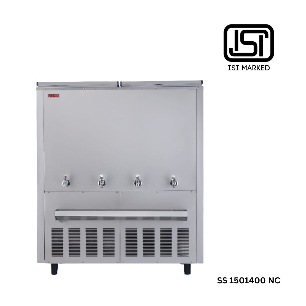 Usha SS150400NC stainless steel water cooler, normal and cold water.