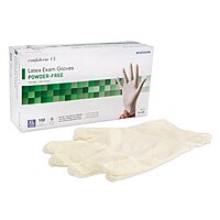McKesson Confiderm Exam Glove Latex Ivory Variable Size (BX/100EA)