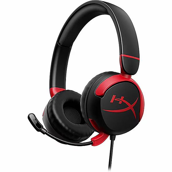 HyperX Cloud Mini Stereo Gaming Headset, 3.5mm, Black/Red