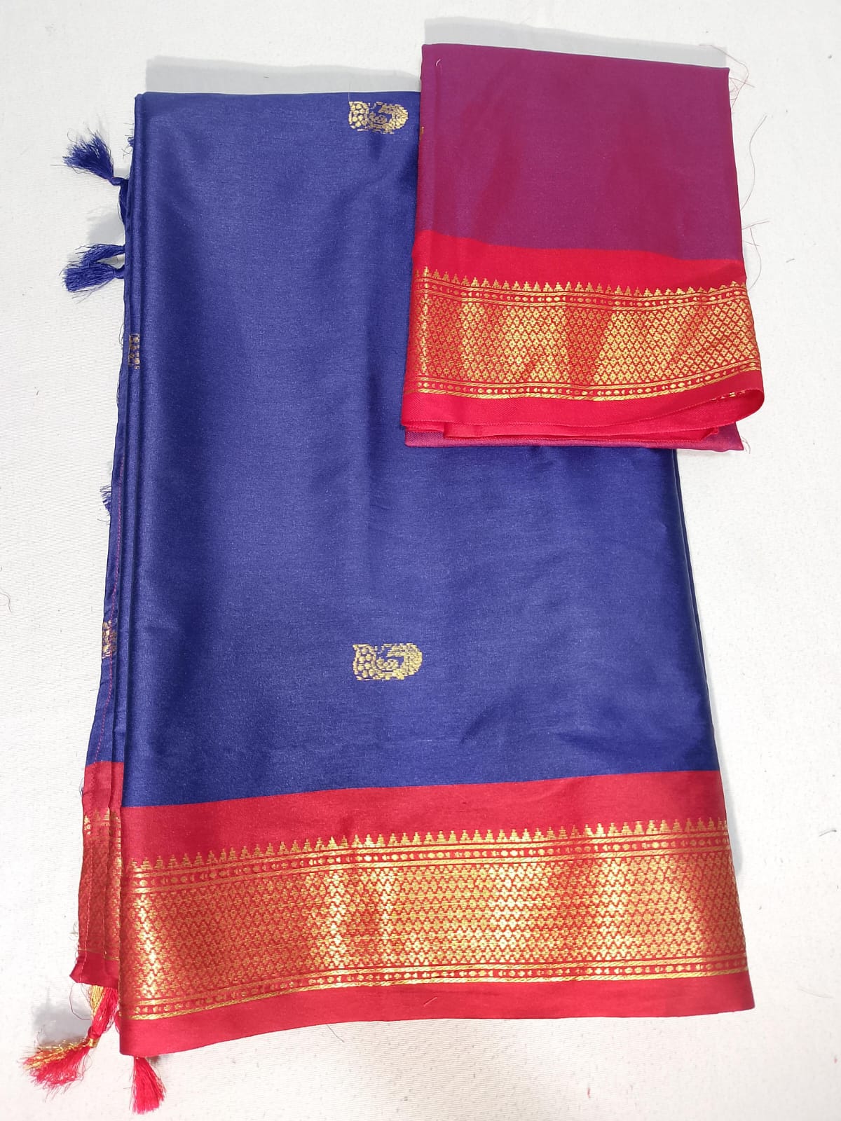N324: Ready To Ship Beautiful Paithani Silk Saree With Unstitched Blouse