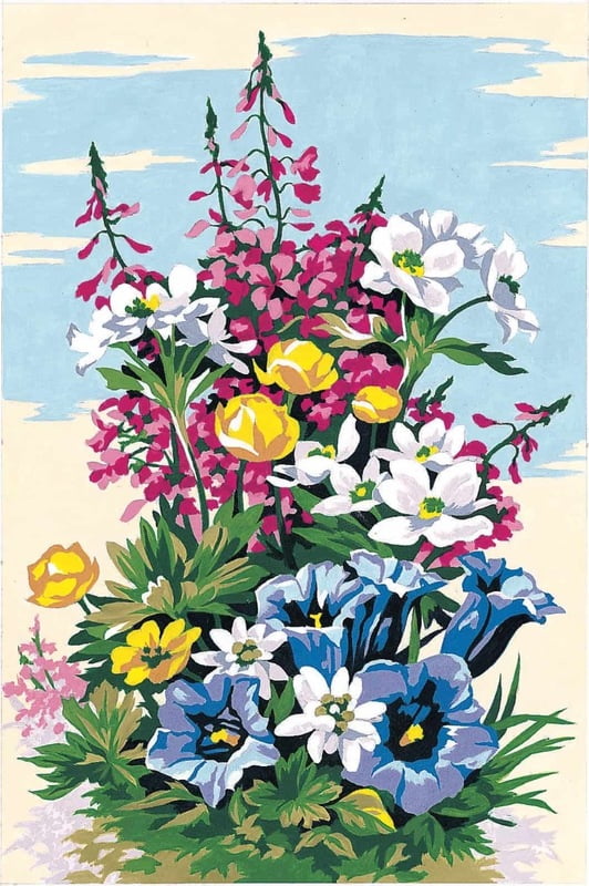 Semplice composizione di Fiori Dis. 223 Semplice composizione di Fiori Dis. 223