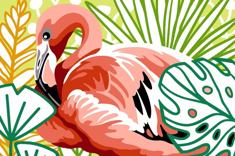 Serie Bird Style - Fenicottero Serie Bird Style - Fenicottero