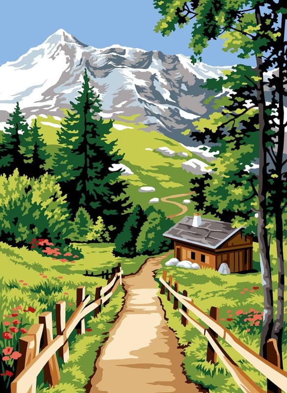 Sentiero ai piedi del monte Sentiero ai piedi del monte