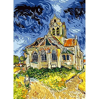 La chiesa di Auvers-sur-Oise di Van Gogh La chiesa di Auvers-sur-Oise di Van Gogh
