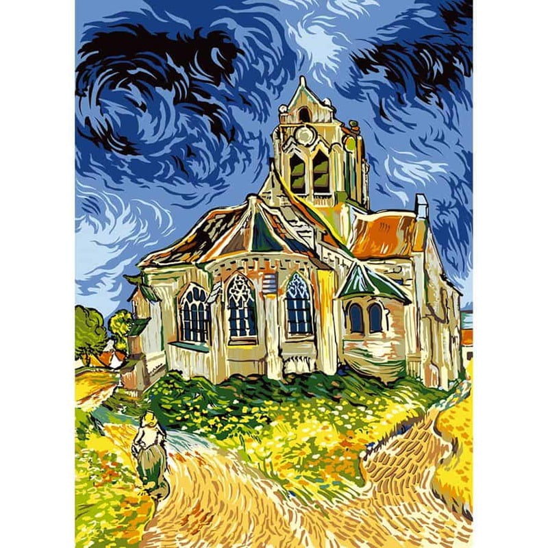 La chiesa di Auvers-sur-Oise di Van Gogh La chiesa di Auvers-sur-Oise di Van Gogh