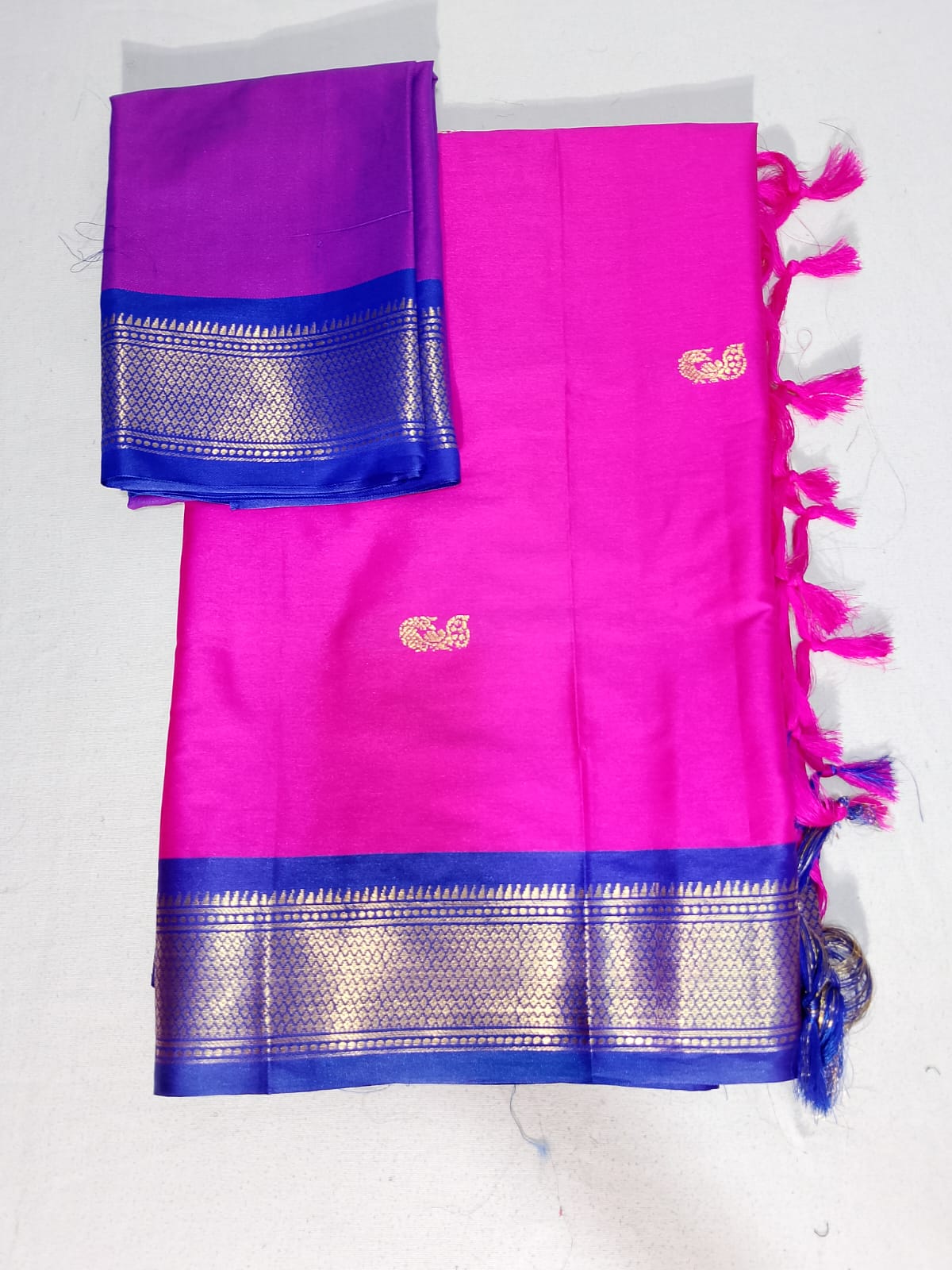 N329: Ready To Ship Beautiful Paithani Silk Saree With Unstitched Blouse