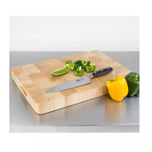 Vogue Medium Rectangular Wooden Chopping Board