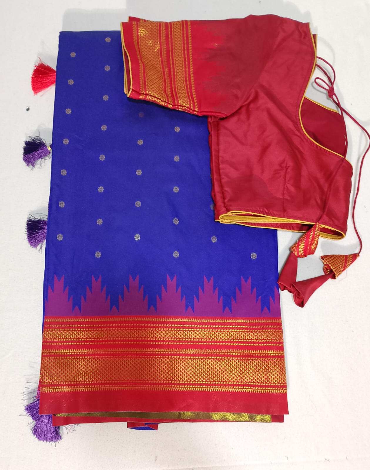 N331: Ready To Ship Beautiful Paithani Silk Saree With Stitched Blouse N331: Ready To Ship Beautiful Paithani Silk Saree With Stitched Blouse
