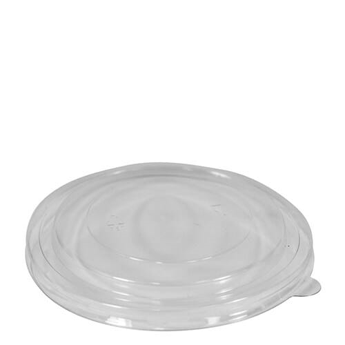 Round Kraft Bowl Lid PET To Suit 16, 24, 32 Oz - Sleeve