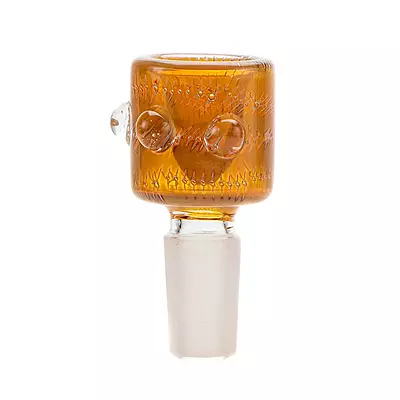 Tri Dot Fumed Bowl 14mm - Assorted Colors