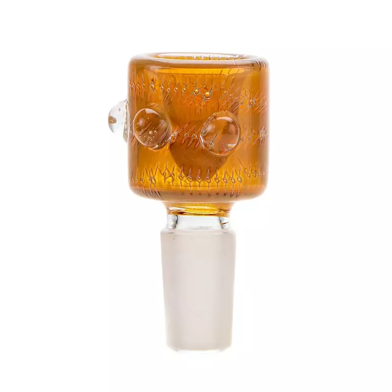 Tri Dot Fumed Bowl 14mm - Assorted Colors