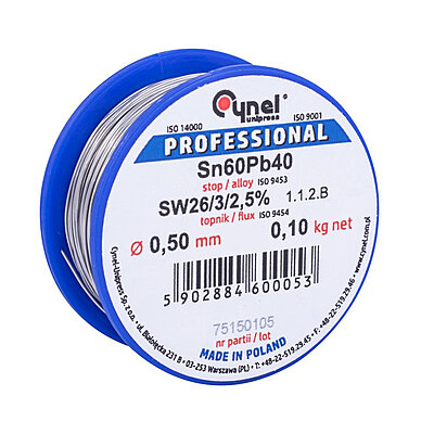 Solder Wire 0.56mm (100g) (Cynel) Blue
