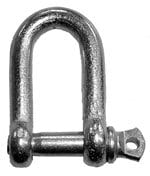 Shackle D - 5mm - Galvanised Shackle D - 5mm - Galvanised