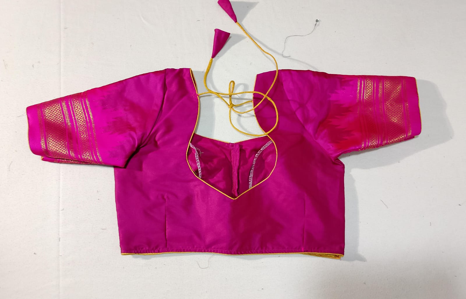 N332: Ready To Ship Beautiful Paithani Silk Saree With Stitched Blouse