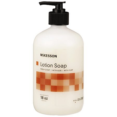 McKesson Lotion Soap, 18 oz Pump Bottle, Fresh Scent McKesson Lotion Soap, 18 oz Pump Bottle, Fresh Scent