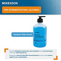 Hand Sanitizer McKesson Premium 18 oz. Ethyl Alcohol Gel Pump Bottle