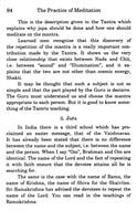 The Practice of Meditation The Practice of Meditation