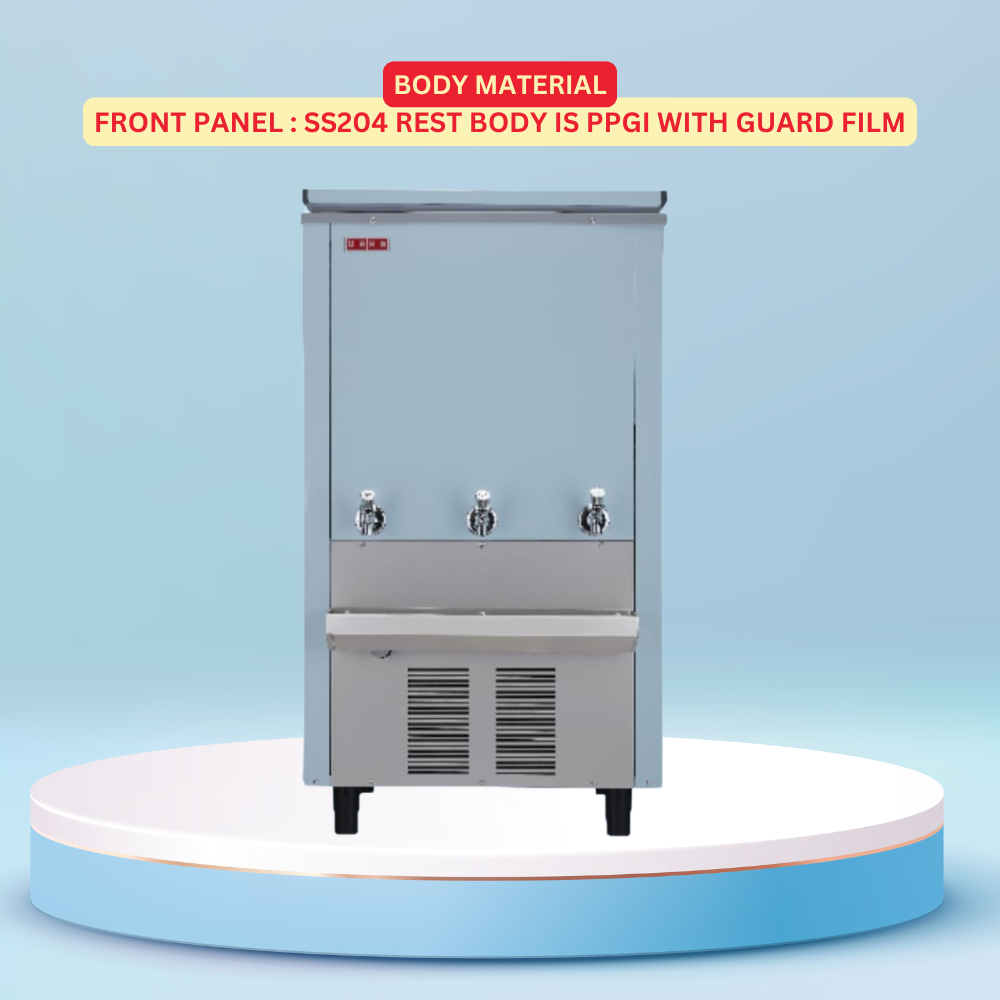 Partial steel body Usha water cooler for factories. Partial steel body Usha water cooler for factories.
