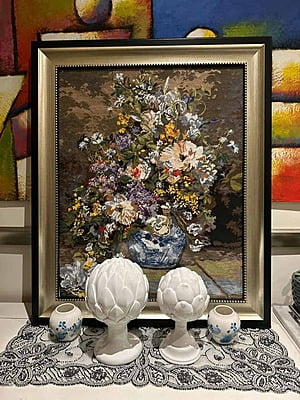 Le Bouquet - Quadro grande per ricamo a mezzopunto Le Bouquet - Quadro grande per ricamo a mezzopunto