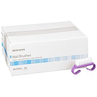 McKesson Nail Brush Soft Bristles Purple (BX/50EA)