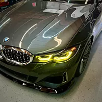 BMW G20 3 Series CSL Yellow Ikon Headlight Retrofit (2019β2022 Non-Laser LED)