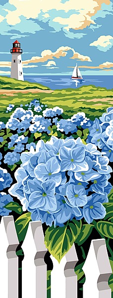Ortensie al Faro con Vela
