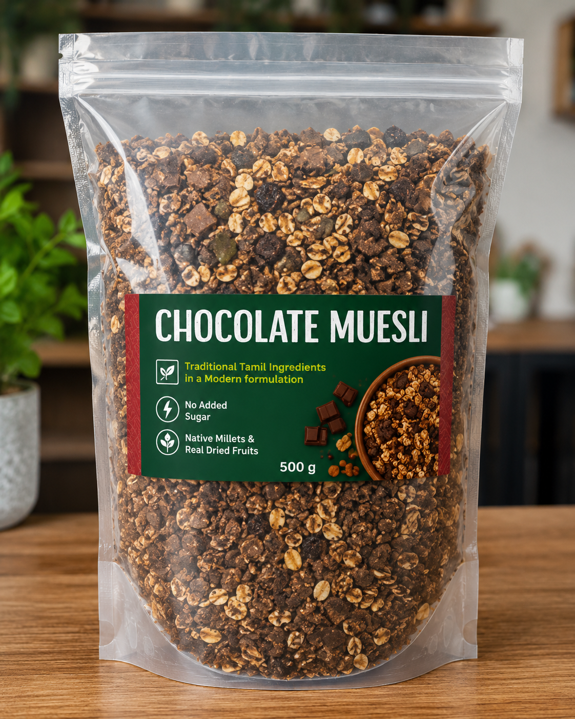 CHOCOLATE MUESLI 500 G