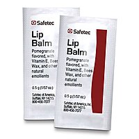 Safetec Lip Balm 0.5 Gram Individual Packet Pomegranate Flavor (MPN 53123)