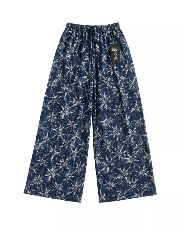 Women's Printed Wide-Leg Drawstring
