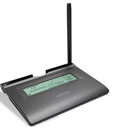 Wacom STU-300B monochrome LCD signature pad & Wacom sign pro PDF software download link