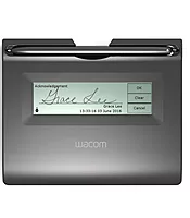 Wacom STU-300B monochrome LCD signature pad & Wacom sign pro PDF software download link