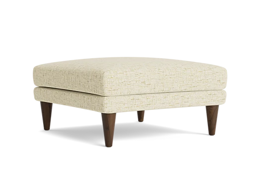 Modern Upholstered Square Ottoman | Large Footrest for Living Room, Lounge & Bedroom Modern Upholstered Square Ottoman | Large Footrest for Living Room, Lounge & Bedroom