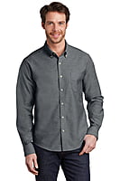 S651 CAMISA OXFORD CABALLERO ML PORT AUTHORITY UNTUCKED FIT SUPERPRO