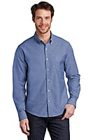 S651 CAMISA OXFORD CABALLERO ML PORT AUTHORITY UNTUCKED FIT SUPERPRO