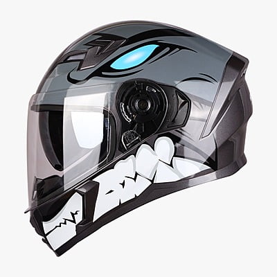 STEELBIRD SBA-21 ISS BORN READY MATT H.GREY C/V (L)