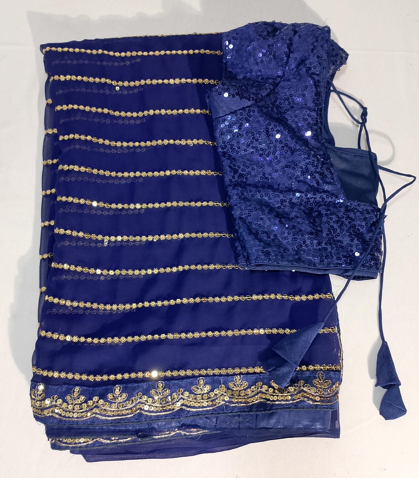 N203: Ready To Ship Beautiful Sequence Work Saree With Stitched Blouse N203: Ready To Ship Beautiful Sequence Work Saree With Stitched Blouse