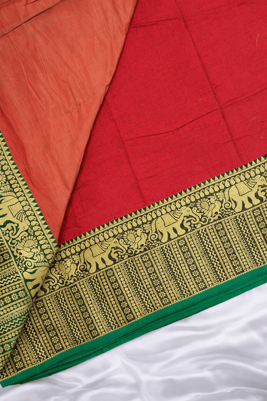 Narayanapet Saree - Red