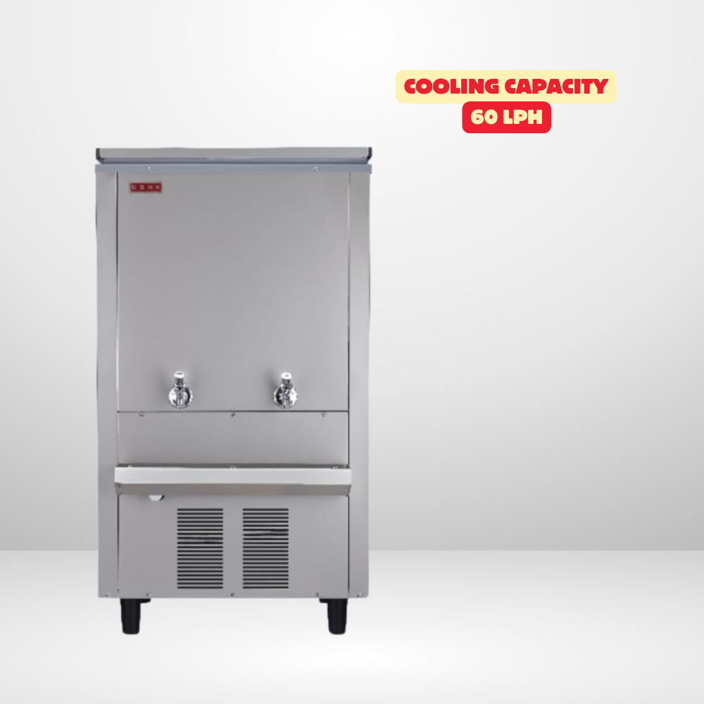 Large capacity Usha water cooler SS60120G 120 litres storage. Large capacity Usha water cooler SS60120G 120 litres storage.