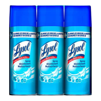 Desinfectante Antibacterial Aerosol 3 pzas de 346 gr c/u