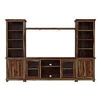 Large Wooden Crockery Cabinet with Shelves & Storage – Multi-Purpose Display Unit Large Wooden Crockery Cabinet with Shelves & Storage – Multi-Purpose Display Unit