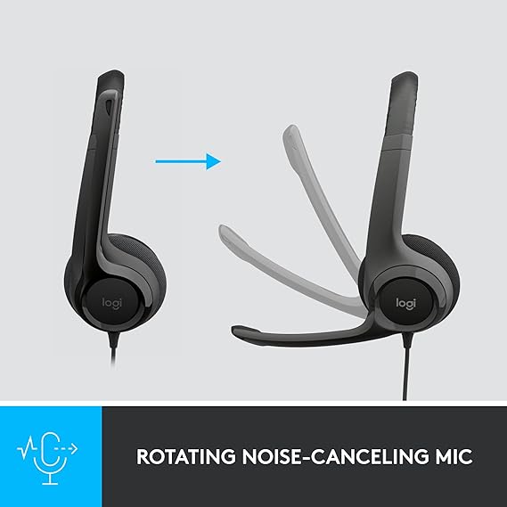 Logitech H390 USB Headset with Noise-Canceling Mic