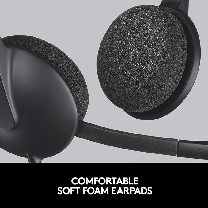 Logitech H340 USB Headset with Noise-Cancelling Mic