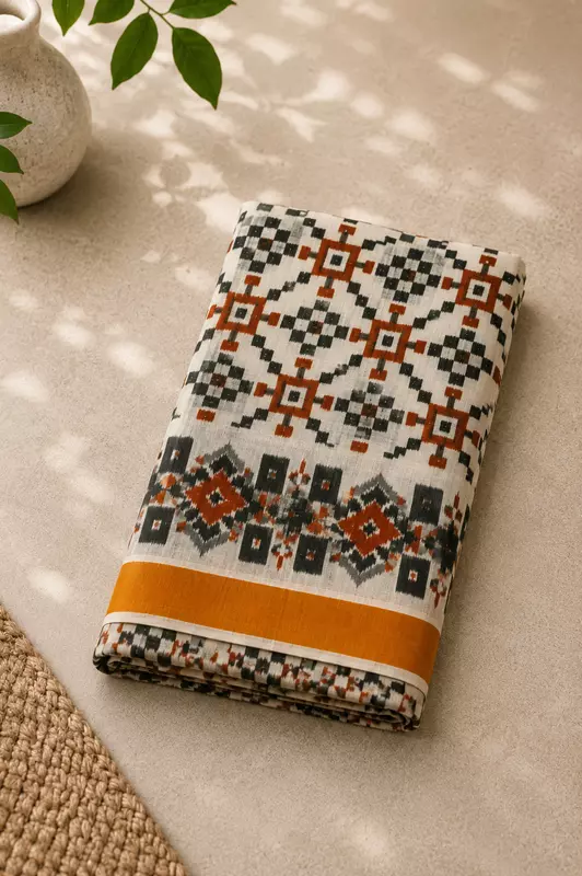 Kerala printing Green floral