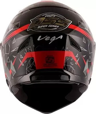 VEGA STORM DRIFT DULL BLACK RED C/V (L)