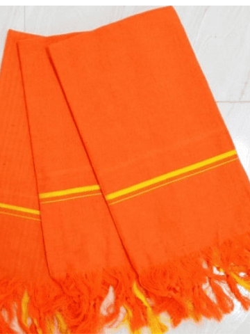 Orange Cotton Towel