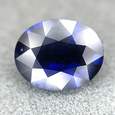 2.67ct Oval Mixed Cut Sapphire