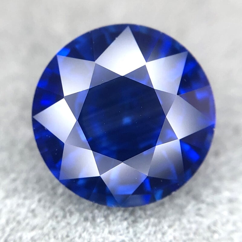2.46ct Round Mixed Cut Sapphire