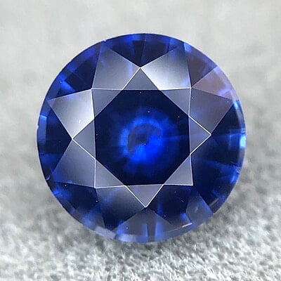 1.06ct Round Mixed Cut Sapphire
