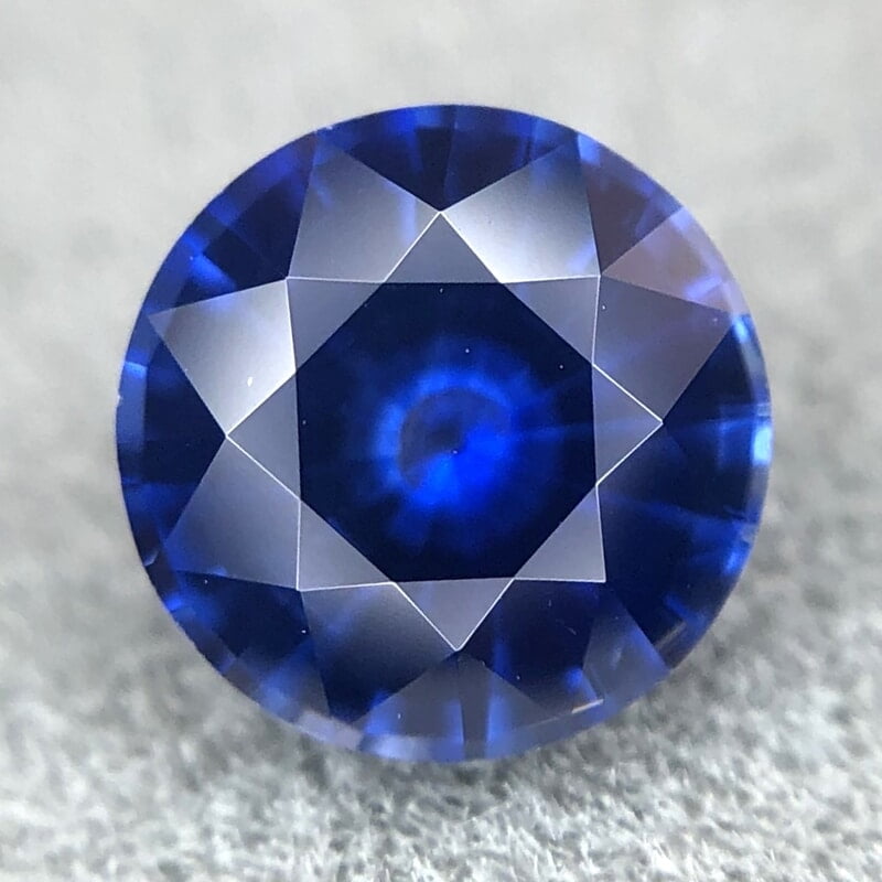 1.06ct Round Mixed Cut Sapphire 1.06ct Round Mixed Cut Sapphire